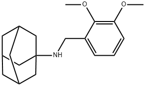 N-{[2,3-bis(methyloxy)phenyl]methyl}-N-tricyclo[3.3.1.1~3,7~]dec-1-ylamine Struktur