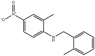 2-methyl-N-(2-methylbenzyl)-4-nitroaniline Structure