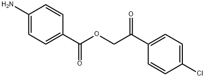 2-(4-chlorophenyl)-2-oxoethyl 4-aminobenzoate Structure