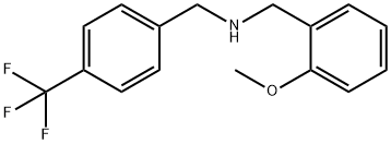 (2-methoxyphenyl)-N-[4-(trifluoromethyl)benzyl]methanamine Struktur