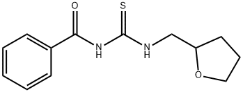N-benzoyl-N'-(tetrahydro-2-furanylmethyl)thiourea Structure