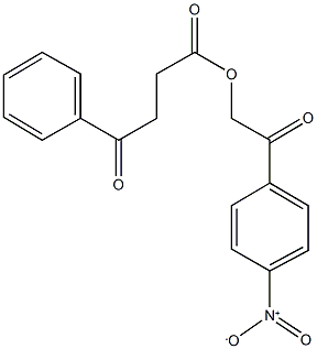 2-{4-nitrophenyl}-2-oxoethyl 4-oxo-4-phenylbutanoate,355818-75-6,结构式