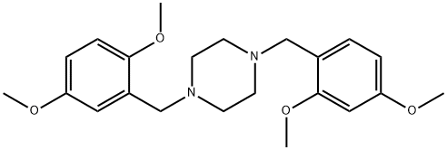 355821-16-8 1-(2,4-dimethoxybenzyl)-4-(2,5-dimethoxybenzyl)piperazine