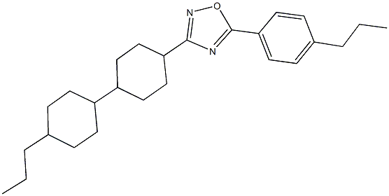 3-[1'-propyl-4,4'-bi(cyclohexane)-1-yl]-5-(4-propylphenyl)-1,2,4-oxadiazole|