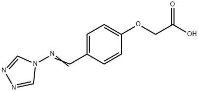 {4-[(4H-1,2,4-triazol-4-ylimino)methyl]phenoxy}acetic acid|