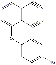 3-(4-bromophenoxy)phthalonitrile 结构式