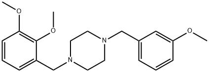 1-(2,3-dimethoxybenzyl)-4-(3-methoxybenzyl)piperazine|