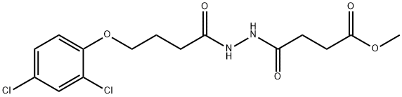 methyl 4-{2-[4-(2,4-dichlorophenoxy)butanoyl]hydrazino}-4-oxobutanoate,356085-75-1,结构式