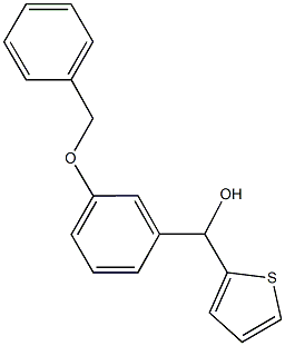 [3-(benzyloxy)phenyl](2-thienyl)methanol,356086-91-4,结构式