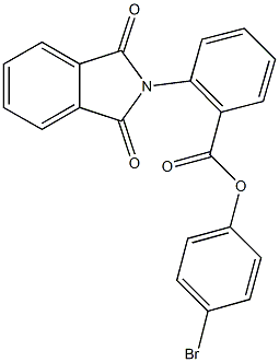 4-bromophenyl 2-(1,3-dioxo-1,3-dihydro-2H-isoindol-2-yl)benzoate Structure