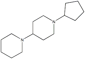 1-cyclopentyl-1',4'-bipiperidine Struktur