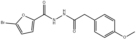 356094-79-6 5-bromo-N'-[(4-methoxyphenyl)acetyl]-2-furohydrazide
