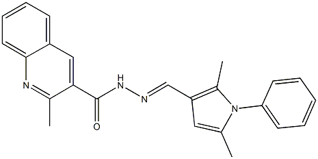 356096-69-0 N'-[(2,5-dimethyl-1-phenyl-1H-pyrrol-3-yl)methylene]-2-methyl-3-quinolinecarbohydrazide