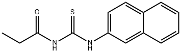 N-(2-naphthyl)-N'-propionylthiourea,356097-68-2,结构式