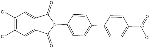 5,6-dichloro-2-{4'-nitro[1,1'-biphenyl]-4-yl}-1H-isoindole-1,3(2H)-dione Structure