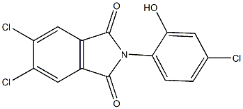 5,6-dichloro-2-(4-chloro-2-hydroxyphenyl)-1H-isoindole-1,3(2H)-dione Structure