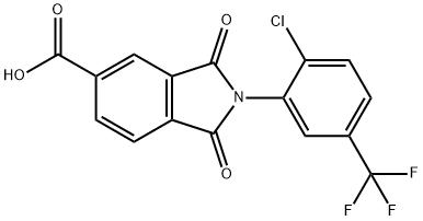 356098-07-2 2-[2-chloro-5-(trifluoromethyl)phenyl]-1,3-dioxo-5-isoindolinecarboxylic acid