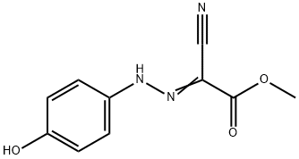 methyl cyano[(4-hydroxyphenyl)hydrazono]acetate 化学構造式