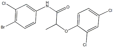 356103-12-3 N-(4-bromo-3-chlorophenyl)-2-(2,4-dichlorophenoxy)propanamide