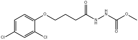 methyl 2-[4-(2,4-dichlorophenoxy)butanoyl]hydrazinecarboxylate Structure