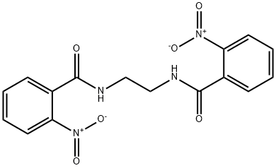 2-nitro-N-[2-({2-nitrobenzoyl}amino)ethyl]benzamide 结构式