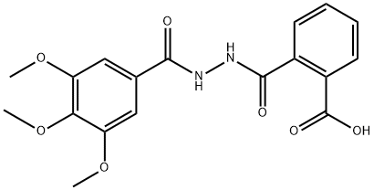 2-{[2-(3,4,5-trimethoxybenzoyl)hydrazino]carbonyl}benzoic acid|