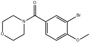 4-(3-bromo-4-methoxybenzoyl)morpholine Struktur