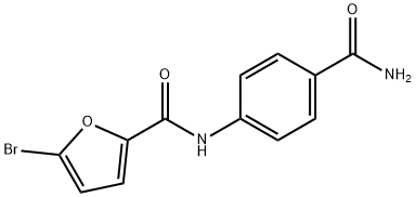 N-[4-(aminocarbonyl)phenyl]-5-bromo-2-furamide,356561-82-5,结构式