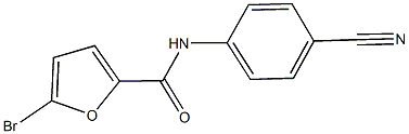 5-bromo-N-(4-cyanophenyl)-2-furamide Structure