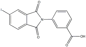 3-(5-iodo-1,3-dioxo-1,3-dihydro-2H-isoindol-2-yl)benzoic acid,356573-94-9,结构式