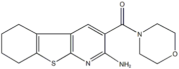 3-(4-morpholinylcarbonyl)-5,6,7,8-tetrahydro[1]benzothieno[2,3-b]pyridin-2-amine|