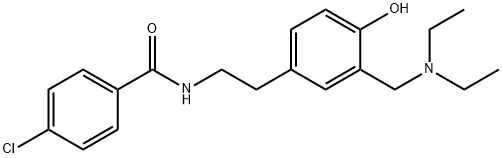 4-chloro-N-(2-{3-[(diethylamino)methyl]-4-hydroxyphenyl}ethyl)benzamide,356586-84-0,结构式
