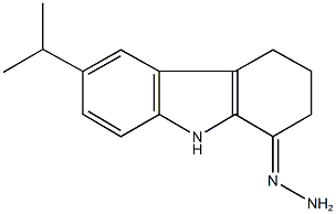 6-isopropyl-2,3,4,9-tetrahydro-1H-carbazol-1-one hydrazone Structure