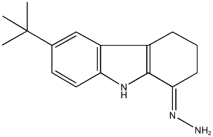6-tert-butyl-2,3,4,9-tetrahydro-1H-carbazol-1-one hydrazone,356587-16-1,结构式