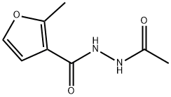 N'-acetyl-2-methyl-3-furohydrazide Structure