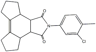 356784-04-8 2-(3-chloro-4-methylphenyl)-3a,3b,4,5,6,7,8,9,9a,9b-decahydro-1H-dicyclopenta[e,g]isoindole-1,3(2H)-dione