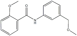 2-methoxy-N-[3-(methoxymethyl)phenyl]benzamide 化学構造式