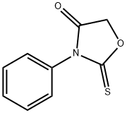 3-phenyl-2-thioxo-1,3-oxazolidin-4-one Struktur