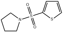 1-(2-thienylsulfonyl)pyrrolidine Structure