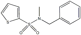 N-benzyl-N-methyl-2-thiophenesulfonamide Structure