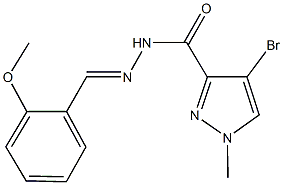 358731-00-7 4-bromo-N'-(2-methoxybenzylidene)-1-methyl-1H-pyrazole-3-carbohydrazide