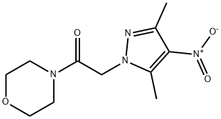 4-({4-nitro-3,5-dimethyl-1H-pyrazol-1-yl}acetyl)morpholine,358731-78-9,结构式