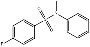 4-fluoro-N-methyl-N-phenylbenzenesulfonamide 结构式