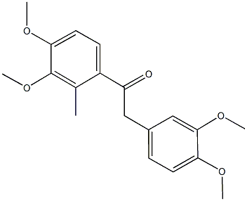 1-(3,4-dimethoxy-2-methylphenyl)-2-(3,4-dimethoxyphenyl)ethanone Structure