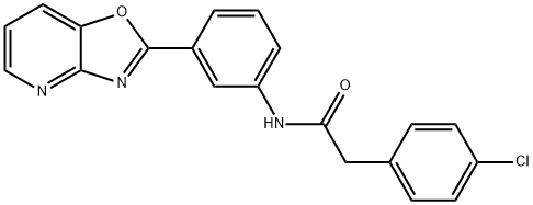 361183-43-9 2-(4-chlorophenyl)-N-(3-[1,3]oxazolo[4,5-b]pyridin-2-ylphenyl)acetamide