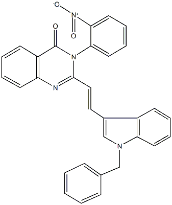 361472-78-8 2-[2-(1-benzyl-1H-indol-3-yl)vinyl]-3-{2-nitrophenyl}-4(3H)-quinazolinone