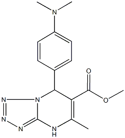 361481-33-6 methyl 7-[4-(dimethylamino)phenyl]-5-methyl-4,7-dihydrotetraazolo[1,5-a]pyrimidine-6-carboxylate