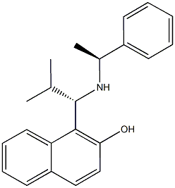 1-{2-methyl-1-[(1-phenylethyl)amino]propyl}-2-naphthol Structure