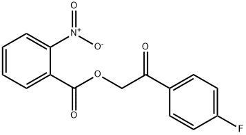 2-(4-fluorophenyl)-2-oxoethyl 2-nitrobenzoate,362-70-9,结构式