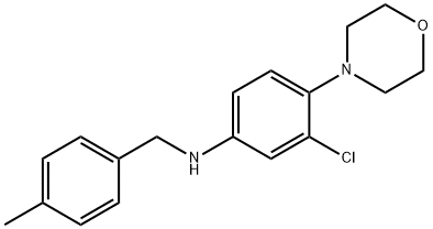 362001-23-8 3-chloro-N-(4-methylbenzyl)-4-(4-morpholinyl)aniline